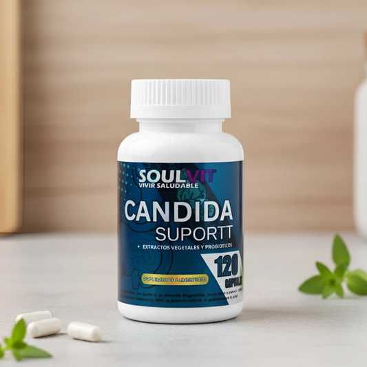 Candida Support 120 Cápsulas Soulvit | Equilibrio Intestinal Neutro
