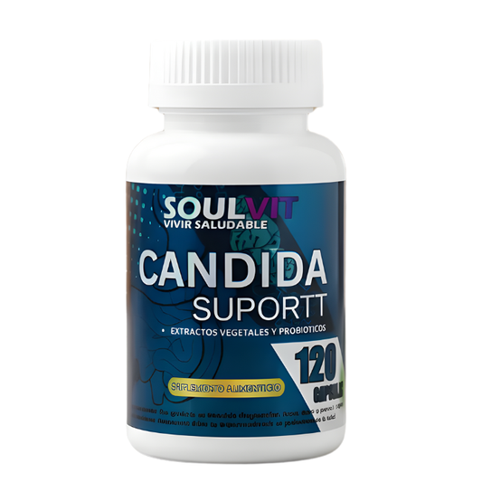 Candida Support 120 Cápsulas Soulvit | Equilibrio Intestinal Neutro