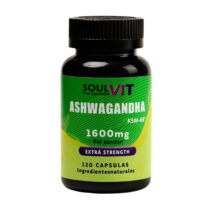 Ashwagandha 1600 mg – 120 Cápsulas | Suplemento Natural para el Bienestar y Vitalidad | Venta en Chile