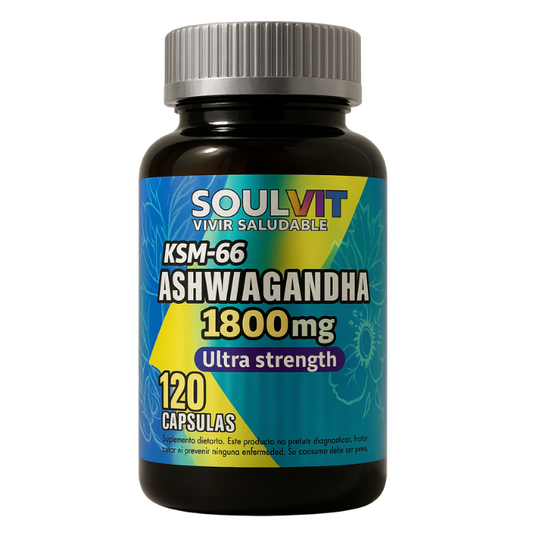 Ashwagandha KSM, 120 Cáps 1800 Mg