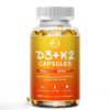 Vitamina K2 + D3 – Nueva Fórmula Vegana | 120 Cápsulas | Salud Ósea, Inmunidad y Absorción de Calcio