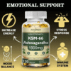 Ashwagandha 1800 mg Extra Fuerte | Antiestrés Natural, Energía y Enfoque | 120 Cápsulas