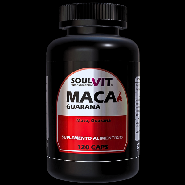 Maca Guaraná 120 Cápsulas – Energía Natural, Vitalidad y Rendimiento Físico