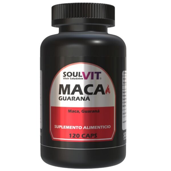 Maca Guaraná 120 Cápsulas – Energía Natural, Vitalidad y Rendimiento Físico